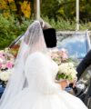 Second Hand Brautkleid Aus einer hochwertigen Boutique in Mannheim, wurde mit Handarbeit geschneidert auf Wunsch Prinzessin Gr. 42 Foto 2