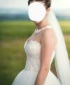 Second Hand Brautkleid Monica Loretti Prinzessin Gr. 34 Maßgeschneidert Foto 2
