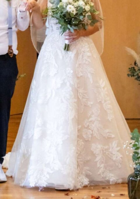 Second Hand Brautkleid Morilee Madeline Gardner A-Linie Gr. 38 Foto 1