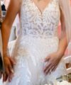 Second Hand Brautkleid Morilee / Madeline Gardner A-Linie Gr. 38 Foto 3