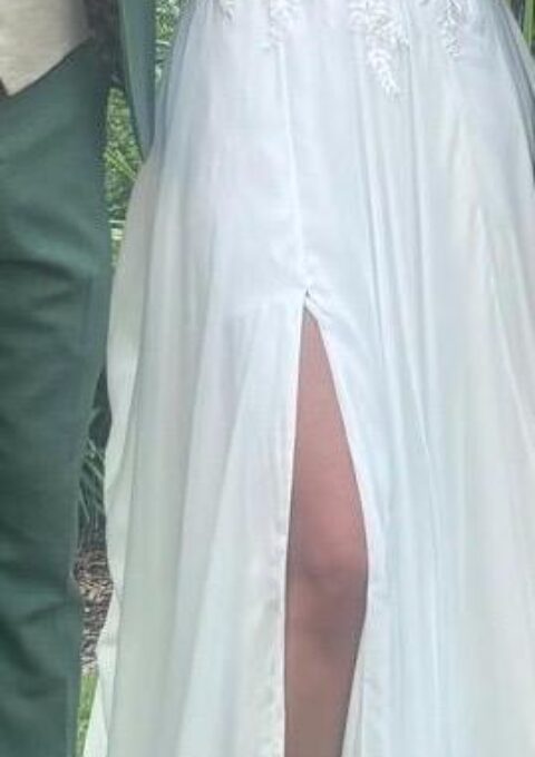Second Hand Brautkleid Lina Becker A-Linie Gr. 36 Foto 1