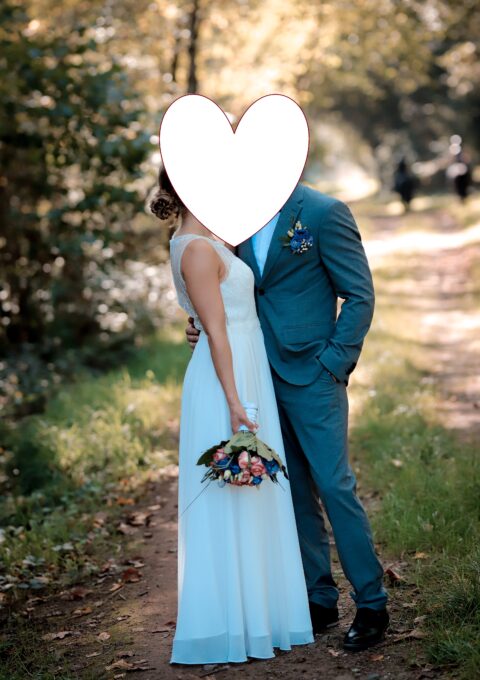 Second Hand Brautkleid Etui Gr. 36 Maßgeschneidert Foto 1