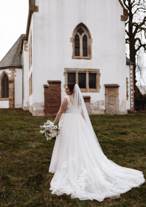 Second Hand Brautkleid Sina C.ollections 3538995943 Boho Gr. 46 Maßgeschneidert Foto 1