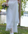 Second Hand Brautkleid Monica Loretti A-Linie Gr. 36 Foto 2