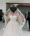 Second Hand Brautkleid Cinderella A-Linie Gr. 40 Foto 1