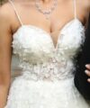 Second Hand Brautkleid Maßanfertigung Prinzessin Gr. 36 Foto 2