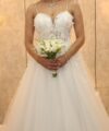 Second Hand Brautkleid Maßanfertigung Prinzessin Gr. 36 Foto 3