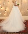 Second Hand Brautkleid Maßanfertigung Prinzessin Gr. 36 Foto 5