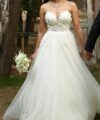 Second Hand Brautkleid Maßanfertigung Prinzessin Gr. 36 Foto 6