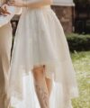 Second Hand Brautkleid Ann Angelex Vokuhila Gr. 34 Foto 4