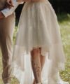 Second Hand Brautkleid Ann Angelex Vokuhila Gr. 34 Foto 3