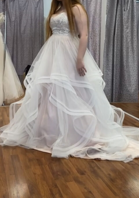 Second Hand Brautkleid Lohrengel A-Linie Gr. 38 Neu & ungetragen Foto 1