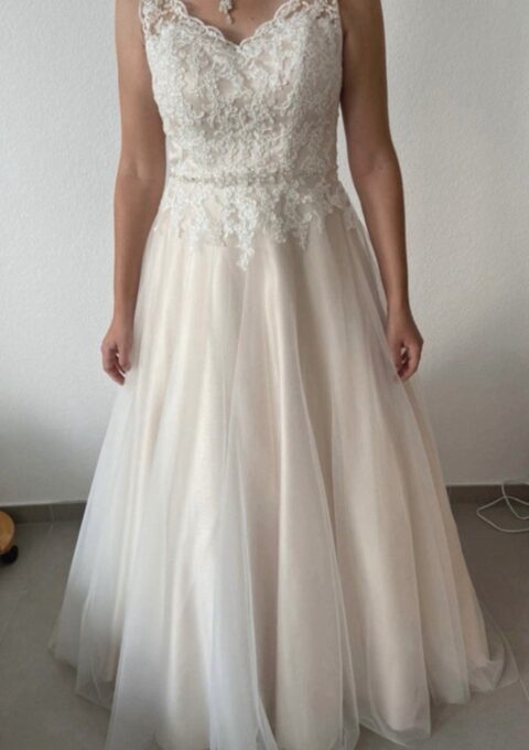 Second Hand Brautkleid Ladybird A-Linie Gr. 40 Neu & ungetragen Foto 1