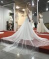 Second Hand Brautkleid Pronovias Barcelona A-Linie Gr. 34 Neu & ungetragen Foto 6