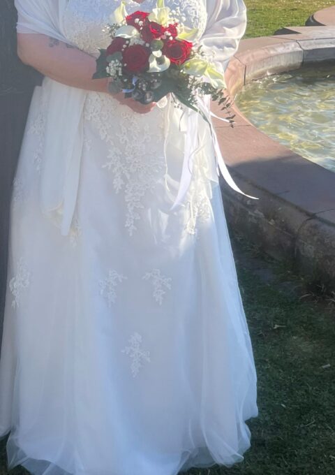 Second Hand Brautkleid Lohrengel Molly Monroe A-Linie Gr. 52 Foto 1