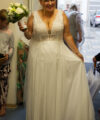 Second Hand Brautkleid Fevronia A-Linie Gr. 48 Foto 1