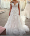 Second Hand Brautkleid Bianco Evento D3314IQ11 A-Linie Gr. 38 Neu & ungetragen Foto 1