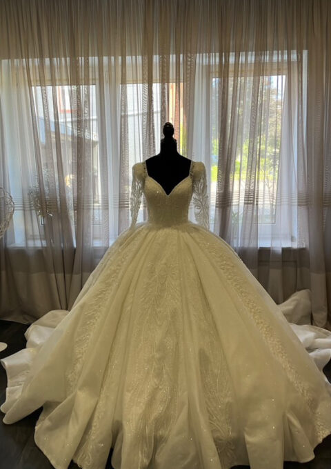 Second Hand Brautkleid Cinderella Prinzessin Gr. 34 Foto 1
