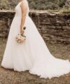 Second Hand Brautkleid Bei Marie Bernal gekauft. Prinzessin Gr. 44 Foto 2