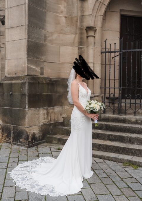Second Hand Brautkleid Jarice Meerjungfrau Gr. 34 Mageschneidert Foto 1