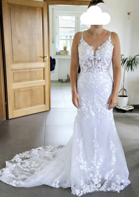 Second Hand Brautkleid Miss Show Meerjungfrau Gr. 36 Neu & ungetragen Foto 1