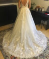 Second Hand Brautkleid Enzoani Prinzessin Gr. 36 Maßgeschneidert Foto 4