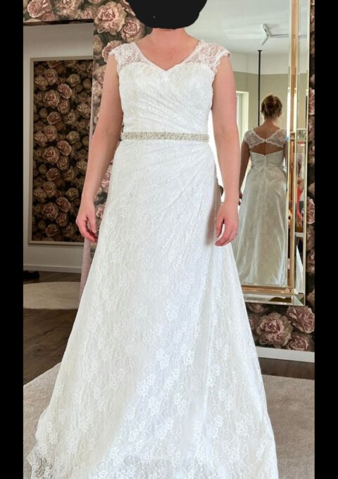 Second Hand Brautkleid Valrie Kleemeier A-Linie Gr. 38 Foto 1