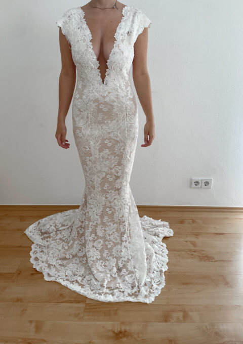 Second Hand Brautkleid Olvi&039s The Lace Collection Meerjungfrau Gr. 36 Neu &amp ungetragen Foto 1