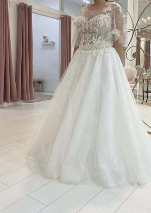 Second Hand Brautkleid Lavie Mariee UG Hagen Zandra Prinzessin Gr. 50 Mageschneidert Neu & ungetragen Foto 1