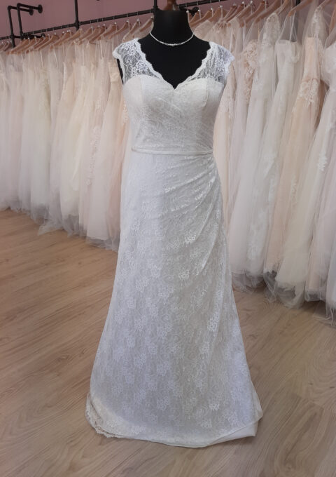 Second Hand Brautkleid Weise Fashion Standesamt Gr. 42 Neu & ungetragen Foto 1