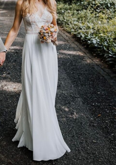 Second Hand Brautkleid Libelle Bridal Jamie A-Linie Gr. 36 Foto 1