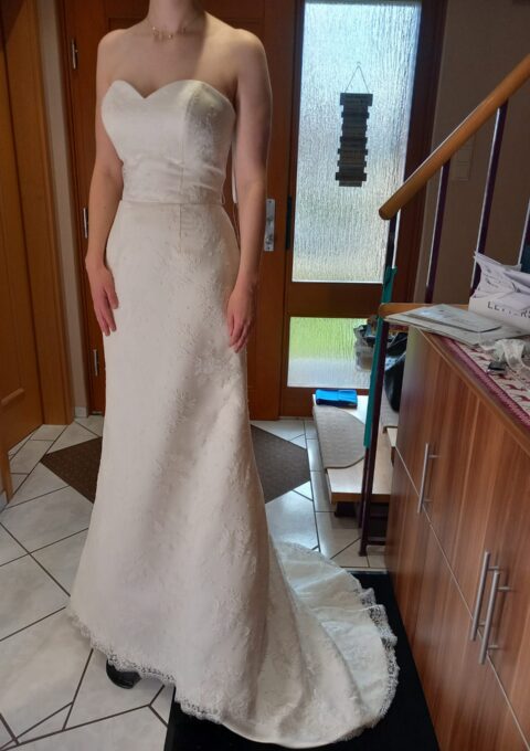 Second Hand Brautkleid Lisa Donetti A-Linie Gr. 34 Neu & ungetragen Foto 1
