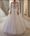 Second Hand Brautkleid Vanilla Sposa Lillian Prinzessin Gr. 38 Foto 4