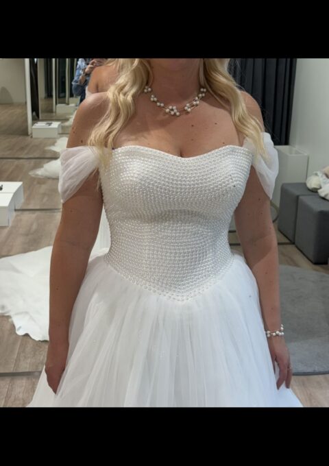 Second Hand Brautkleid Prinzessin Gr. 42 Foto 1