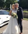 Second Hand Brautkleid Lohrengel Sarina S. A-Linie Gr. 40 Foto 5