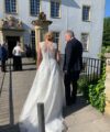 Second Hand Brautkleid Lohrengel Sarina S. A-Linie Gr. 40 Foto 3