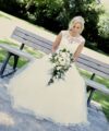 Second Hand Brautkleid Lohrengel Sarina S. A-Linie Gr. 40 Foto 6