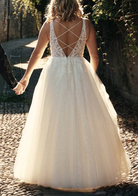 Second Hand Brautkleid Ladybird DERORA A-Linie Gr. 36 Mageschneidert Foto 1