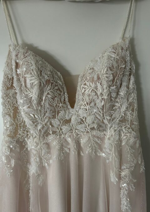 Second Hand Brautkleid Marie Bernall A-Linie Gr. 42 Mageschneidert Foto 1