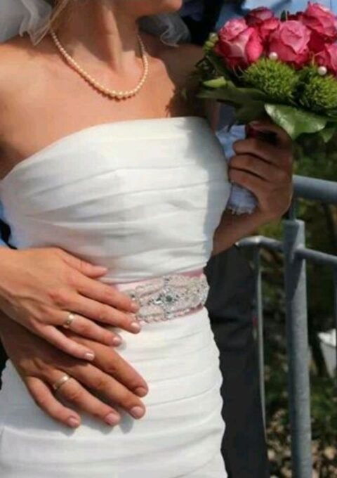 Second Hand Brautkleid Lilly Meerjungfrau Gr. 32 Maßgeschneidert Foto 1