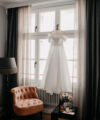 Second Hand Brautkleid Bella Minimalistisch A-Linie Gr. 36 Foto 1