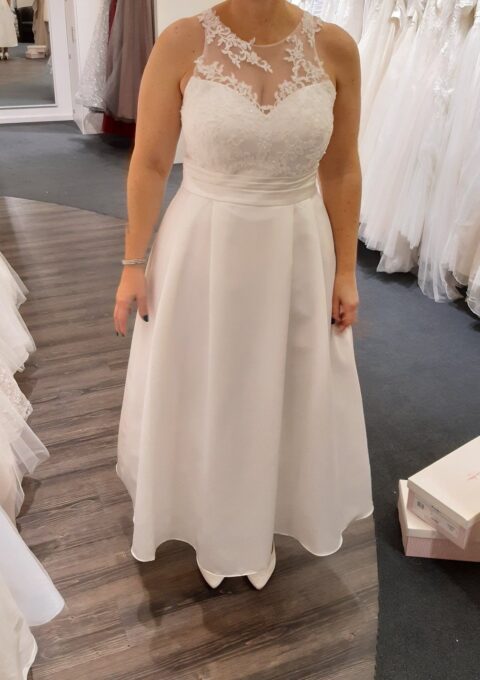 Second Hand Brautkleid Stephen Raymond A-Linie Gr. 42 Neu & ungetragen Foto 1