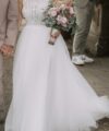 Second Hand Brautkleid Mode de Pol Boho Gr. 36 Foto 1