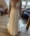 Second Hand Brautkleid Sanna Lindström Emilia A-Linie Gr. 38 Maßgeschneidert Foto 1