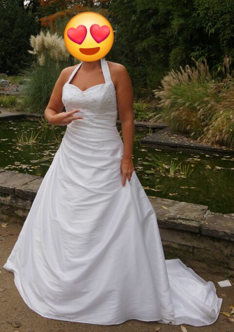 Second Hand Brautkleid Trs Chic A-Linie Gr. 42 Foto 1