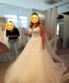 Second Hand Brautkleid Stella York 6886 A-Linie Gr. 40 Neu & ungetragen Foto 4