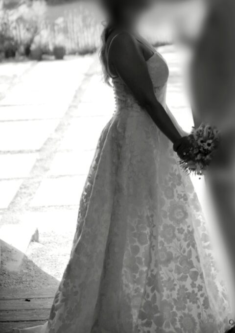 Second Hand Brautkleid wed2b Heidi Hudson Forelle A-Linie Gr. 36 Mageschneidert Foto 1
