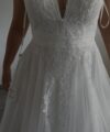 Second Hand Brautkleid Herve Paris Alize A-Linie Gr. 40 Neu & ungetragen Foto 6