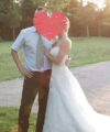 Second Hand Brautkleid Dalida Sposa Laila A-Linie Gr. 36 Foto 2