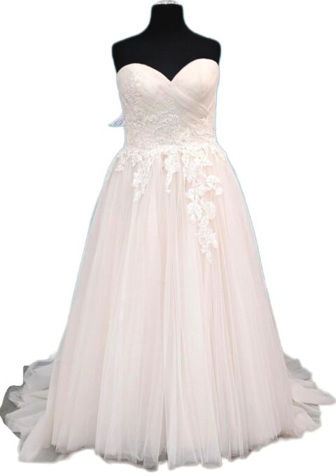 Second Hand Brautkleid Mark Lesley Prinzessin Gr. 48 Foto 1